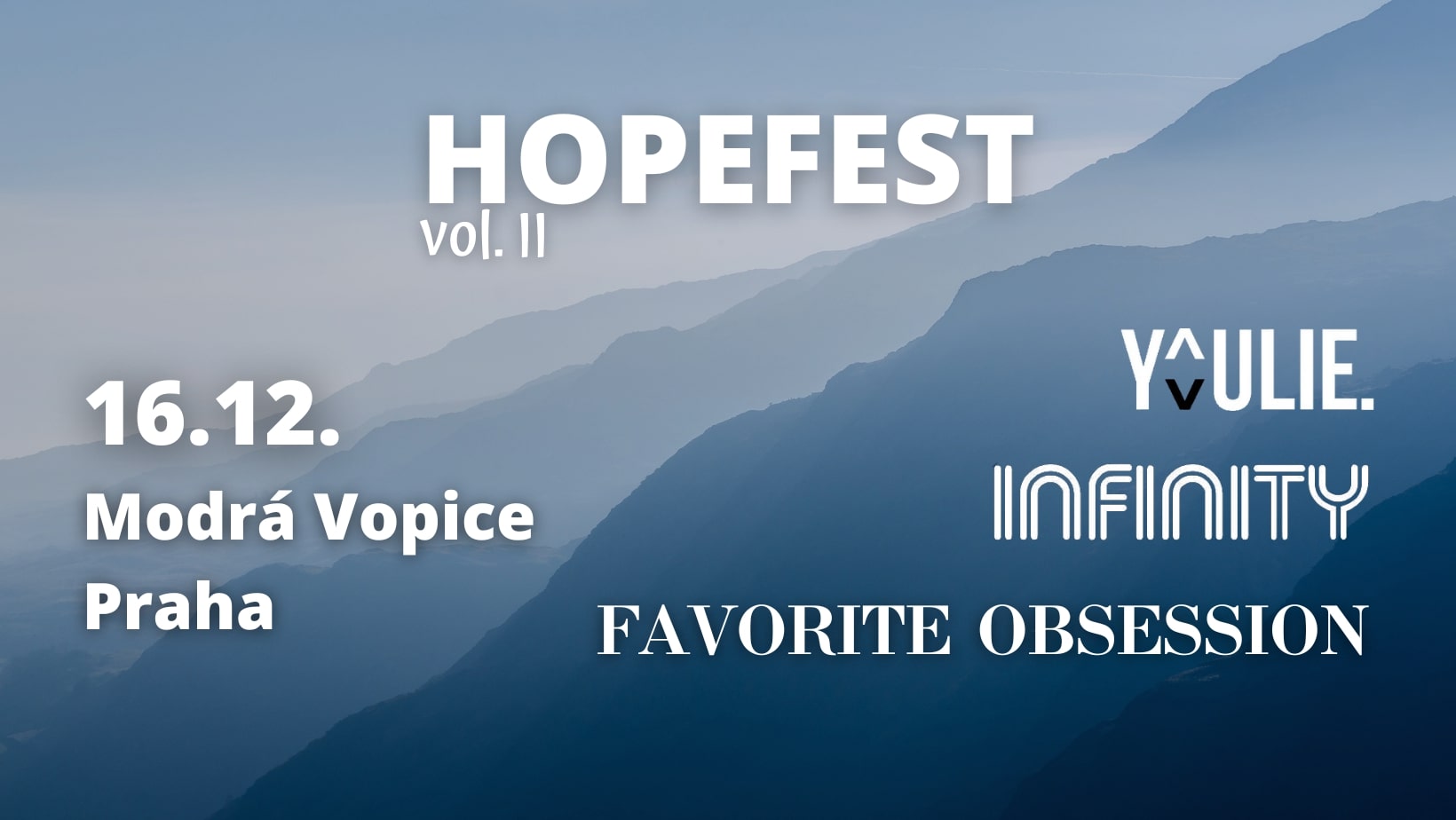 Hopefest vol. II - plakát na šířku